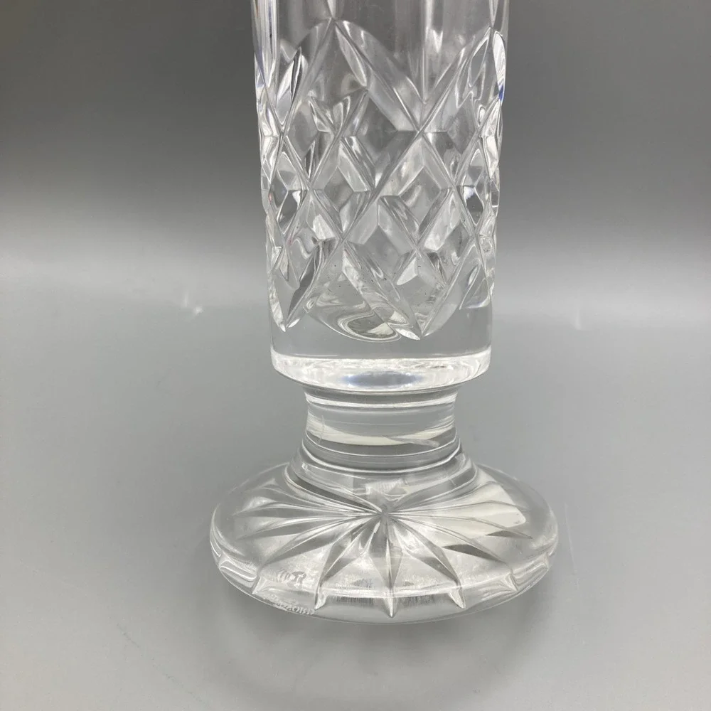 Vintage Waterford Cut Crystal Bud Vase 9